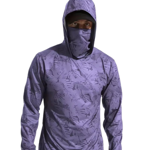 Sudadera de Pesca de Alta Calidad con Protección UV, Transpirable, Impermeable, de Secado Rápido, Color Degradado, Nueva Llegada, Manga Larga - Product Image 2