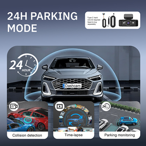 3,39 Zoll IPS WIFI 4-Kamera Auto-<span class=keywords><strong>Dashcam</strong></span> 4K-Videorekorder 360-Grad 4-Linsen Nachtsicht Wasserdicht 1 Jahr Garantie <span class=keywords><strong>Dashcam</strong></span> - Product Image 6