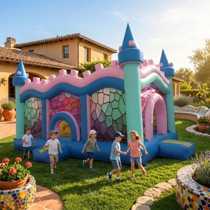 Grande structure gonflable commerciale pour enfants et adultes, château de saut extérieur pour locations événementielles - Product Image 2
