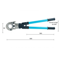 Pince à sertir manuelle pour raccords de tuyaux PEX (Bleu)