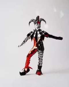 Cermin kostum tari pria, kostum badut kualitas tinggi, cermin penampilan jalanan, profesional - Product Image 6