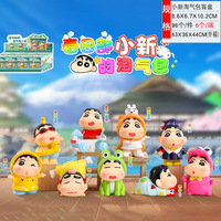 Vente chaude Shin Chan Anime dessin animé figurine jouet 6 Styles modèle décorations en plastique en gros Collection promotionnelle