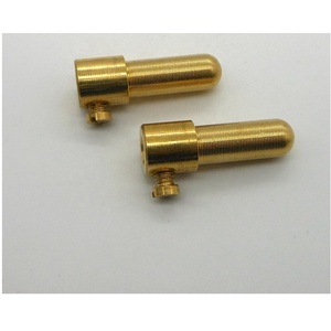 สลักเกลียวทองเหลืองกลึง CNC ความแม่นยำสูงใช้ใน M5เจาะรูทนทานกว่า001มม. - Product Image 2