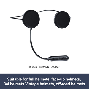 Auriculares para Casco de Motocicleta Y1 de Alta Calidad, Plegables, de ABS, con Micrófono con Cancelación de Ruido y Sistema Integrado - Product Image 2