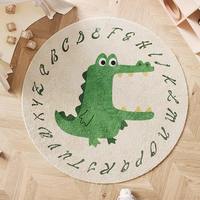 Tapis de jeu doux pour bébé de bonne qualité, motif animaux, décoration enfant, éléphant de dessin animé, tapis antidérapant, tapis de sol pour bébé, tapis d'éveil antidérapant