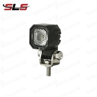 Mini lampe de travail LED carrée 1 pouce 5W 298LM 12V pour motos, construction, remorques, fourgonnettes et camions
