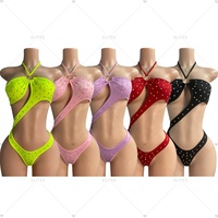 Tenue de rave ELITES, combinaison en résille, string, nouvelles arrivées, ensembles de vêtements de danse exotique, tenues de danseuses exotiques