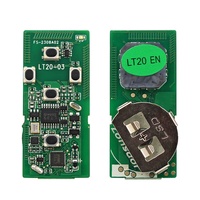 Llave Inteligente Universal Lonsdor LT20-03 con Chip Lt20 8A+4D para Toyota y Lexus, Placa 0780 0500 0091, Compatible con K518, K518ISE, KH100+, KW100