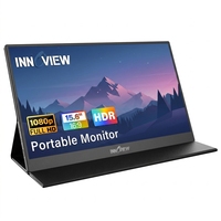 Monitor Portátil de 15.6 Pulgadas sin Controladores, Cable Tipo C Único para Transmitir Video y Energía para Usuarios de Portátiles Windows