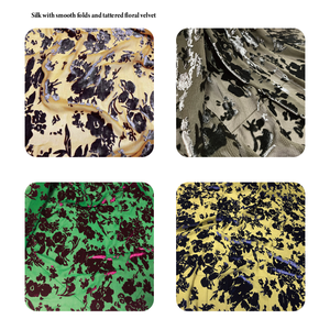Tissu en crêpe <span class=keywords><strong>de</strong></span> <span class=keywords><strong>soie</strong></span> brodée 100% <span class=keywords><strong>soie</strong></span>, 12 m, peut être utilisé pour les robes, les hauts et les cheongsams en <span class=keywords><strong>soie</strong></span> - Product Image 3