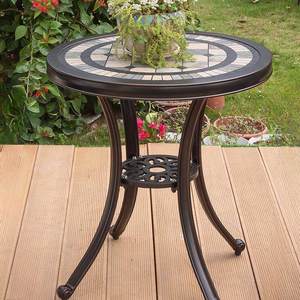 Outdoor Dining <strong>Table</strong> Chairs Cast Aluminum Alloy Barbecue Garden Balcony <strong>Small</strong> Coffee Oval Long Square <strong>Table</strong> - Product Image 3