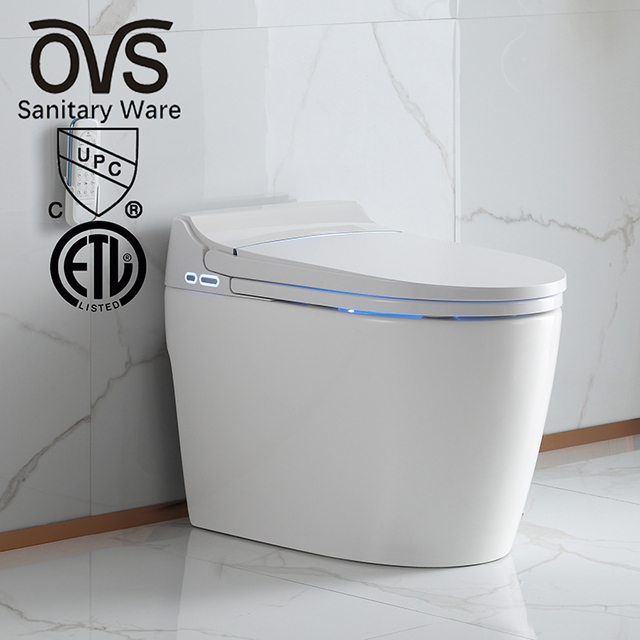 Ovs New Design Ceramic Motion Sensor Intelligent Wc Inodoro Sanitary Ware Automatic Bathroom Smart Toilet Bidet