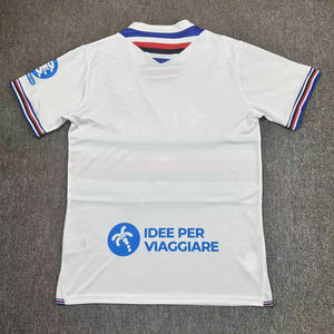 Ropa de fútbol de verano Nueva temporada 2025/26 Sampdoria Home Away Jersey Uniforme de manga corta Competiciones de clubes europeos con - Product Image 2