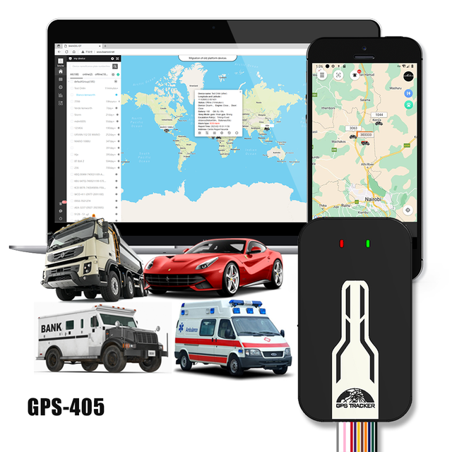 Professional 2G 3G 4G Car Tracking Device TK405 Unit Spy Equipment GPS Tracker Locator Support Camera Temperature Sensor