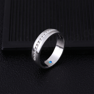 Anillo de Moissanita para Hombre, Platino PT950, Disponible para Bodas, Regalo de Aniversario, Joyería Fina de Lujo Personalizada para Usar a Menudo - Product Image 5