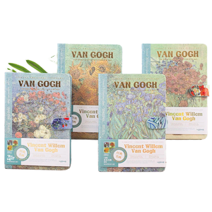 Quaderno Magnetico Artistico <span class=keywords><strong>Van</strong></span> <span class=keywords><strong>Gogh</strong></span> con Paesaggio Pittorico, Regalo Letterario, Pagine a Colori Squisite, 128 Fogli, B6 - Product Image 1