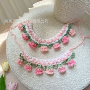 Cute knitted scarves, neck warmers, pet bibs, and orchid flower accessories for cats and <b>dogs</b> (Instagram style). - Product Image 5