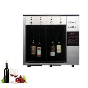 Dispensador <span class=keywords><strong>de</strong></span> <span class=keywords><strong>Vino</strong></span> Eléctrico Inteligente <span class=keywords><strong>de</strong></span> Acero Inoxidable con un Solo Toque, <span class=keywords><strong>Enfriador</strong></span> <span class=keywords><strong>de</strong></span> Compresor Independiente para <span class=keywords><strong>4</strong></span> <span class=keywords><strong>Botellas</strong></span>, para Uso en Exteriores - Product Image 1