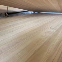 Bois de peuplier carbonisé, texture dure et finition similaire au bois de santal rouge, bois massif 4x8, très rentable