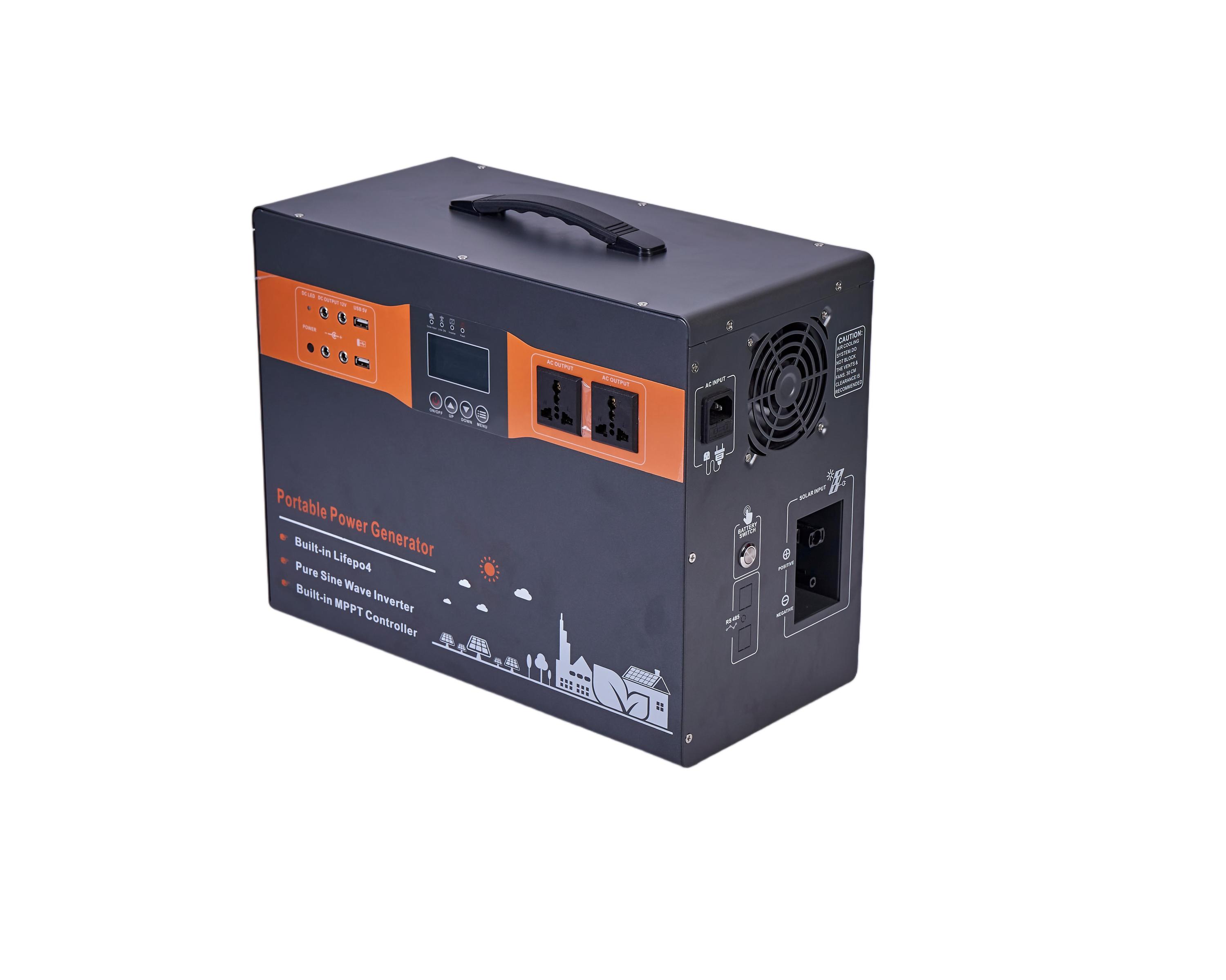 All in One Solar Power System 1000W Portable Solar Generator for Home Off Grid Power Supply · image 3