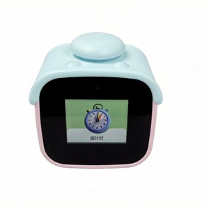 New develop Smart AI alarm <b>clock</b> AI voice dialog night light <b>white</b> noise for toddlers - Product Image 2