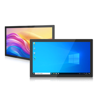 Boîtier métallique, écran tactile industriel de 15,6 pouces, 18,5 pouces, 21,5 pouces, PC tactile, moniteur tactile Android/Ubuntu/Debian/Windows pour kiosque