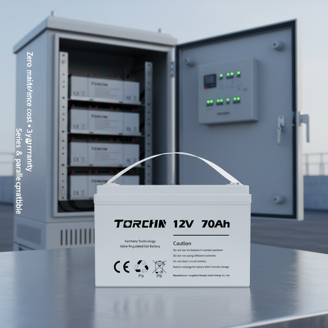 Solar Gel Battery 12V 70Ah AGM Battery Rechargeable Sealed VRLA Storage Battery for Inverter