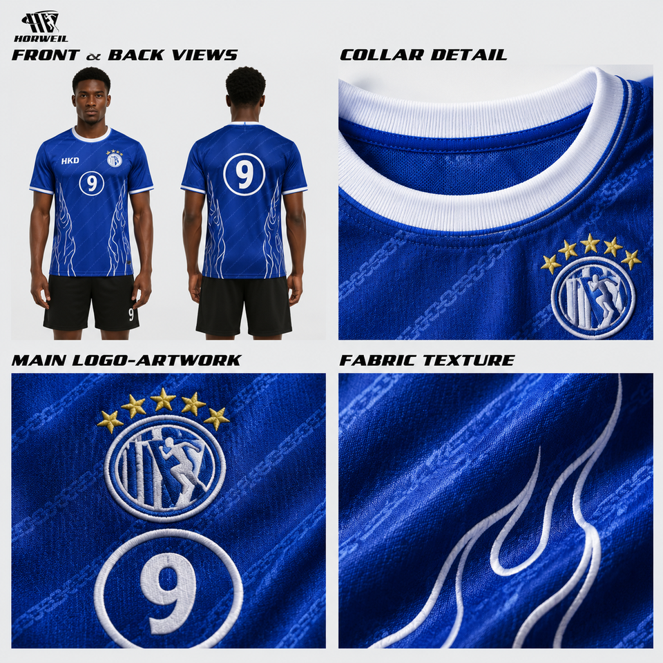 100%Polyester Custom Free Design Color Sublimation Vintage Soccer ...