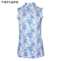 T-shirt décontracté d'été pour femme 100 % coton, col montant demi-zippé, manches courtes, séchage rapide, écologique, anti-UV, avec éclairage EL