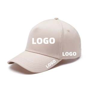 Casquettes de baseball personnalisées à 5 panneaux avec broderie 3D, noires unies, pour hommes et femmes, à calotte haute, à fermeture snapback et visière courbée - Product Image 1