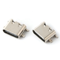 Connecteur USB Type-C femelle 6P, connecteur de type C, prise USB Type-C, connecteur USB-C femelle SMT