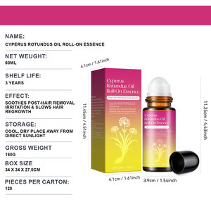 Sérum Huile Roll-On Cyperus Rotundus Marque Blanche Post-Épilation Inhibe la Repousse Bio Jojoba <span class=keywords><strong>Visage</strong></span> Corps OEM - Product Image 2