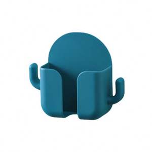 Suporte Adesivo com Gancho, Carregamento de Celular, Controle Remoto, Prateleira, Sem Perfuração, Quarto, Sala de Estar, Suporte de Parede - Product Image 4