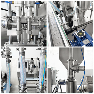 Machine <span class=keywords><strong>de</strong></span> remplissage <span class=keywords><strong>de</strong></span> bouteilles à pompe à engrenages double tête multifonctionnelle à haute précision pour pâtes, liquides, boissons, eau, vin, épices - Product Image 3