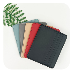 Borsa per carte ultrasottile con Slot per schede di grande capacità piccola borsa di credito Multi-Slot per schede sottile e minimalista <span class=keywords><strong>portafoglio</strong></span> - Product Image 3