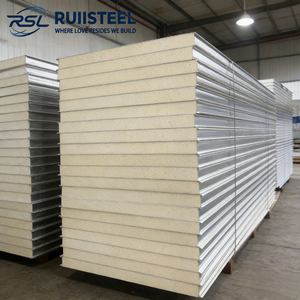 Panneau d'<span class=keywords><strong>isolation</strong></span> pour entrepôt frigorifique RUIISTEEL, panneau sandwich PU/PIR, fabrication directe en usine, <span class=keywords><strong>isolation</strong></span> thermique haute efficacité - Product Image 1