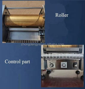 Machine automatique 220V 110V pour la fabrication de produits céréaliers : machine à peaux de raviolis, rouleaux aux œufs, samosas et rouleaux de printemps - Product Image 5