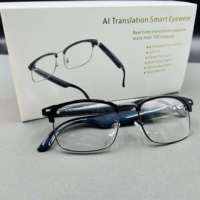 Lunettes de caméra mains libres Blue Tooth de sport à la mode Lunettes intelligentes avec une caméra pour couvrir la vidéo et écouter le traducteur de musique