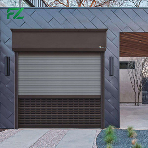 Portes <span class=keywords><strong>de</strong></span> <span class=keywords><strong>garage</strong></span> extérieures modernes personnalisables, isolées, en alliage d'aluminium, avec fonction résistante à l'eau - Product Image 3