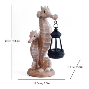 โคมไฟรูปนกนางนวลเรซิ่นทำมือ ตกแต่งสวนวิลล่าริมทะเล สำหรับใช้ภายนอกอาคาร - Product Image 6