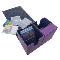 Boîte à cartes de collection, jouet en cuir synthétique Yugioh, boîte de pont à rabat