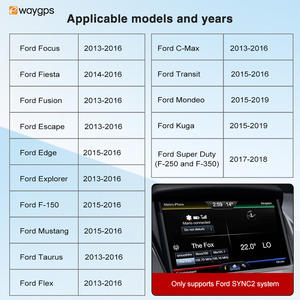 Boîte <span class=keywords><strong>CarPlay</strong></span> Ewaygps sans fil et Android Auto, module <span class=keywords><strong>CarPlay</strong></span> pour <span class=keywords><strong>Ford</strong></span> Edge Kuga Mondeo Focus <span class=keywords><strong>SYNC</strong></span> <span class=keywords><strong>2</strong></span> System 8 pouces 2015-2018 - Product Image 3
