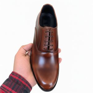 Chaussures de mariage montantes pour hommes en cuir véritable, légères, style unique, faites à la main, pour l'automne - Product Image 4
