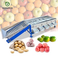 Sorteermachine voor sinaasappels, bosbessen, appels, uien, aardappelen, avocado's, dadels, fruit en tomaten, inclusief sorteren en wassen.