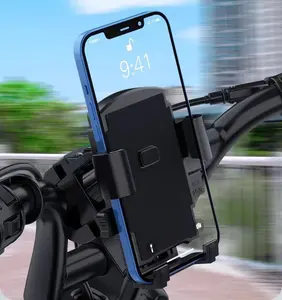 أحدث بلمسة واحدة الإصدار العالمي حامل هاتف المحمول حامل للدراجة حامل الهاتف ل الدراجة ل عربة تسوق في المتجر
