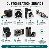 Motor Servo DC de Bajo Voltaje Integrado 48V 400W 1.27N.m 3000rpm 60mm NEMA24 con Codificador Absoluto de 17 bits IP54 y Controlador RS485 CAN