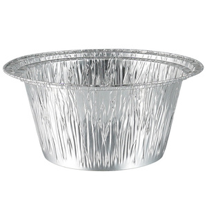 Round Aluminum <b>Foil</b> Bowl 10mm Thickness For Camping And Outdoor Cooking Disposable <b>Container</b> - Product Image 1