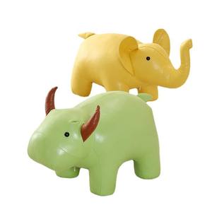 Taburete con forma de elefante, asiento para niños, silla suave con forma de animal, diseño moderno y sencillo para decoración de habitación infantil - Product Image 5