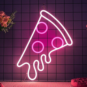 Letrero de neón grande para pizza, letrero de apertura de neón, luces para pizza, diseño de restaurante, decoración de pared, luz de neón - Product Image 2