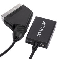 Nouveau convertisseur vers SCART, adaptateur vidéo haute définition 1080P, câble adaptateur vers SCART.